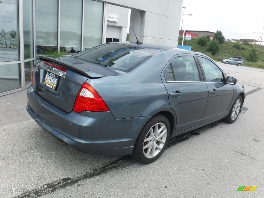 2012 Fusion SEL - Steel Blue Metallic / Charcoal Black photo #11