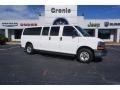 Summit White 2014 Chevrolet Express 3500 Passenger Extended LT