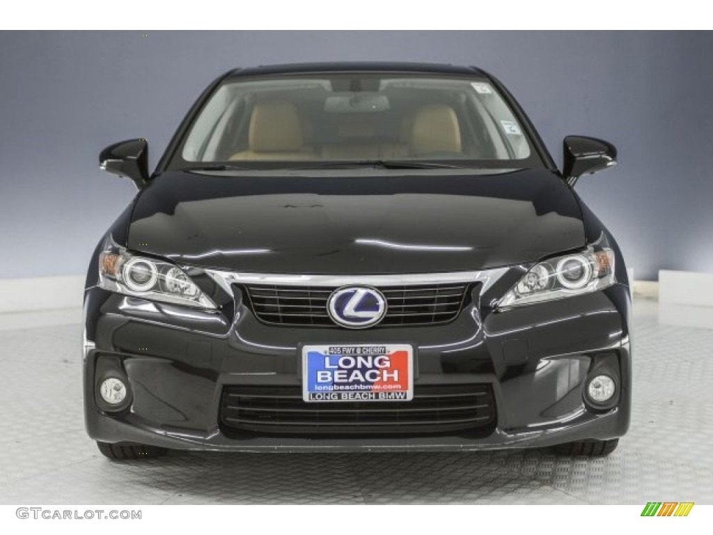 2013 CT 200h Hybrid - Obsidian Black / Caramel photo #2