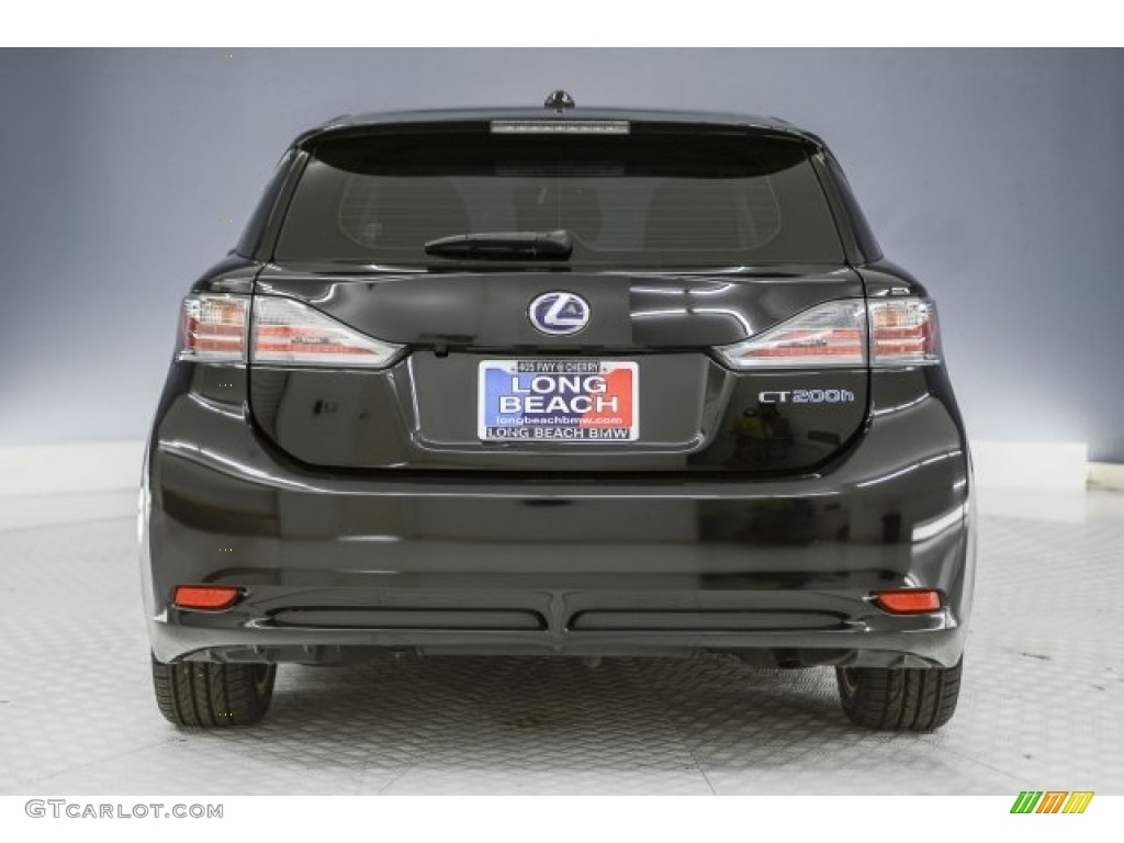 2013 CT 200h Hybrid - Obsidian Black / Caramel photo #3