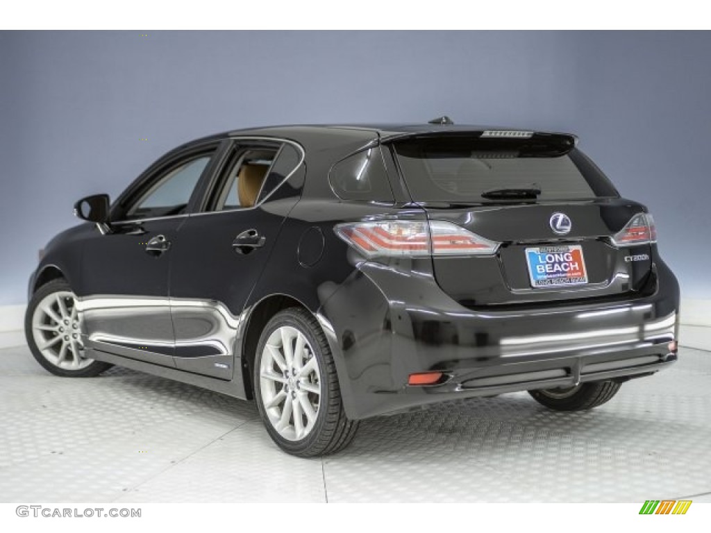 2013 CT 200h Hybrid - Obsidian Black / Caramel photo #10