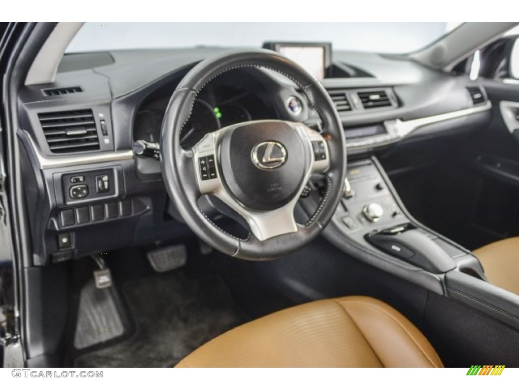 2013 CT 200h Hybrid - Obsidian Black / Caramel photo #14