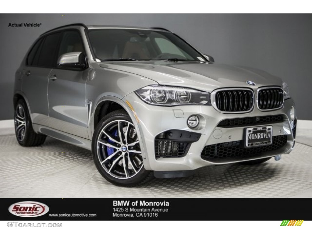 2017 X5 M xDrive - Donington Grey Metallic / Aragon Brown photo #1