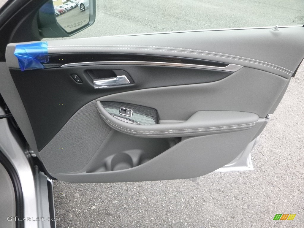 2018 Chevrolet Impala LT Jet Black/Dark Titanium Door Panel Photo #121580370