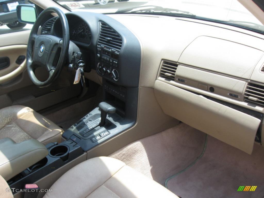 1995 3 Series 325i Sedan - Cosmos Black Metallic / Beige photo #10