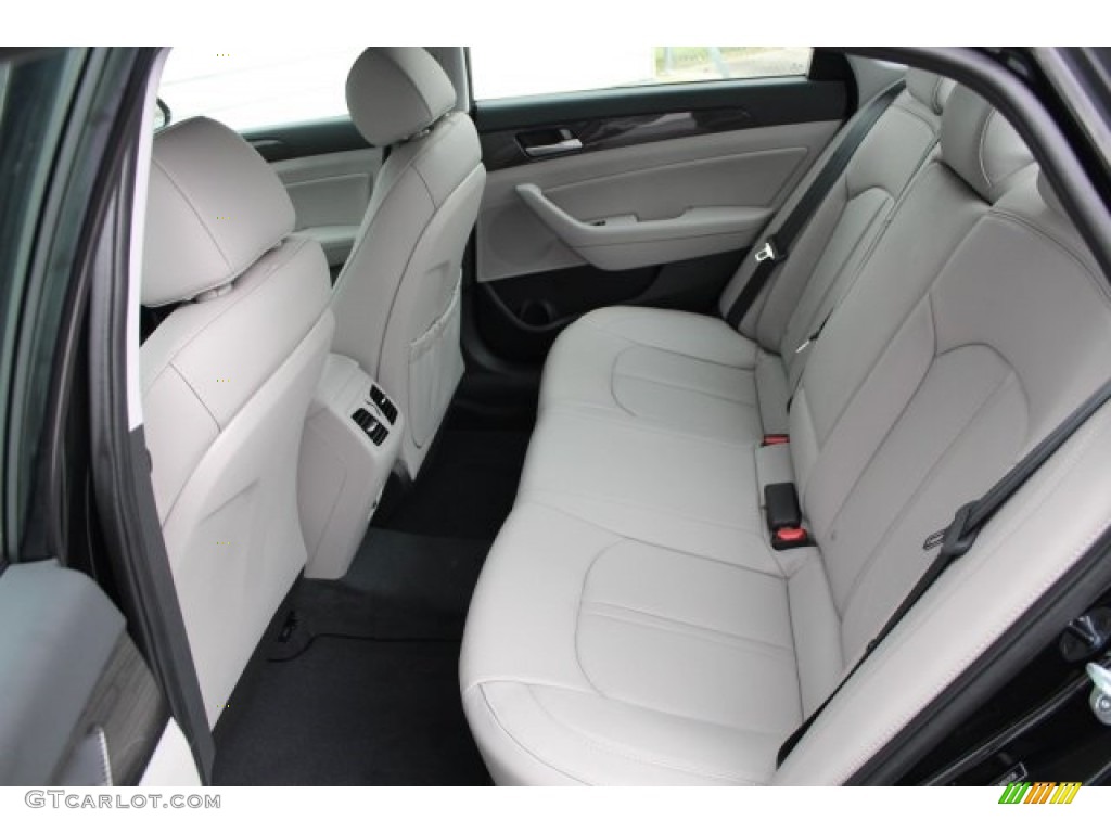 Gray Interior 2018 Hyundai Sonata Limited Photo #121583614