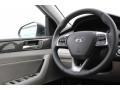 2018 Hyundai Sonata Gray Interior Steering Wheel Photo