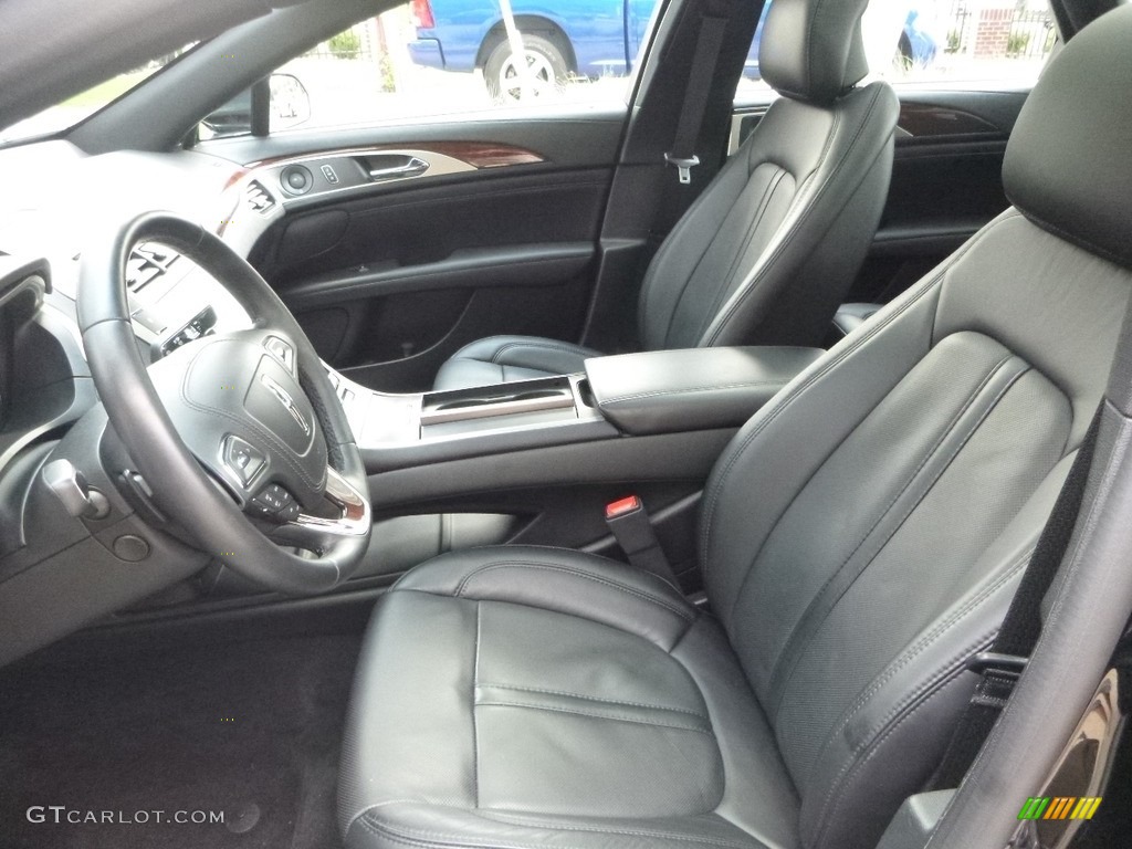 Ebony Interior 2017 Lincoln MKZ Reserve AWD Photo #121583793