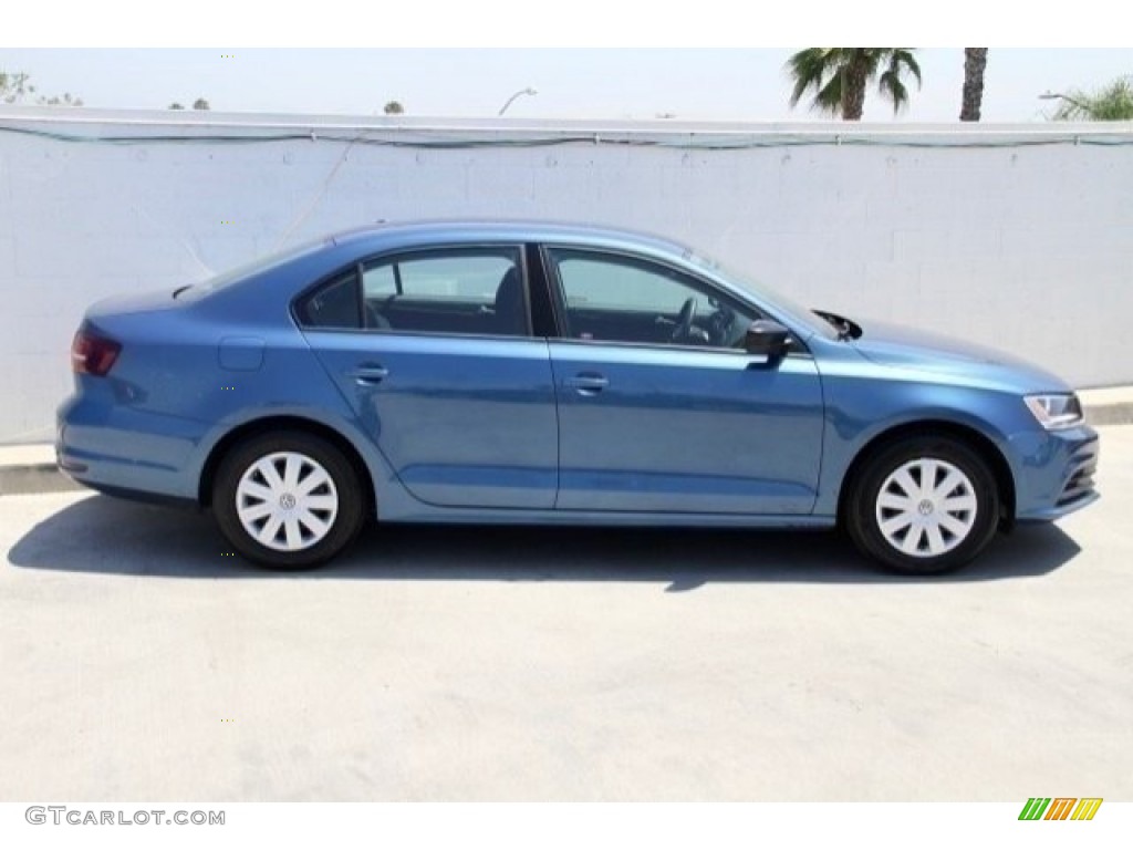 2016 Jetta S - Silk Blue Metallic / Titan Black photo #10