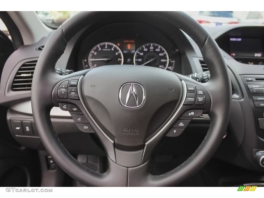 2018 Acura RDX FWD Ebony Steering Wheel Photo #121586025