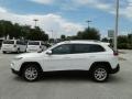 2017 Bright White Jeep Cherokee Latitude  photo #2