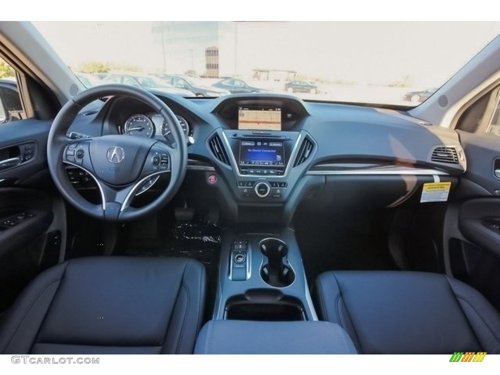 2017 Acura MDX Standard MDX Model Ebony Dashboard Photo #121587951