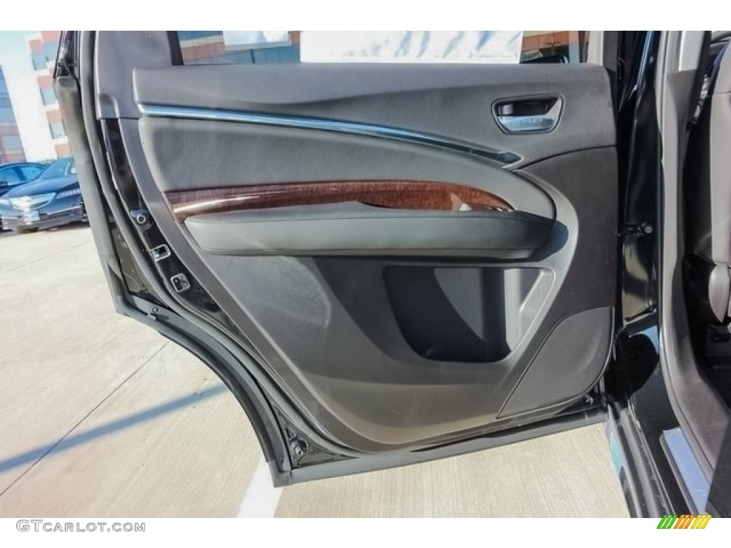 2017 Acura MDX Standard MDX Model Ebony Door Panel Photo #121588146