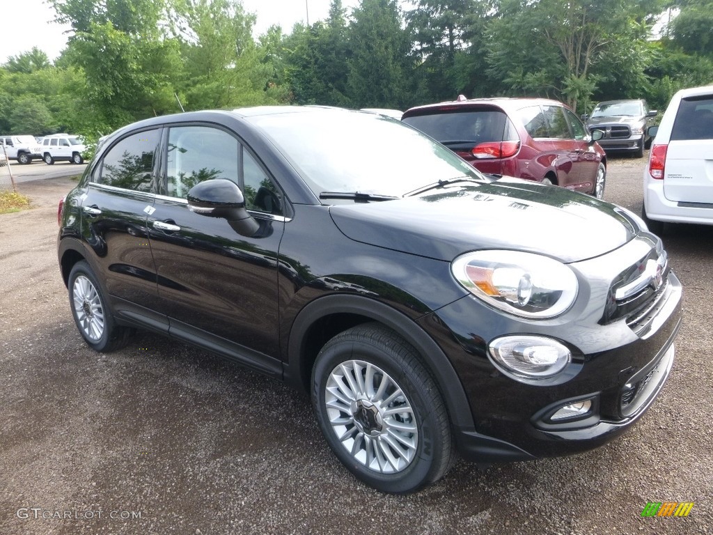 Nero Cinema (Black) 2017 Fiat 500X Lounge AWD Exterior Photo #121588311