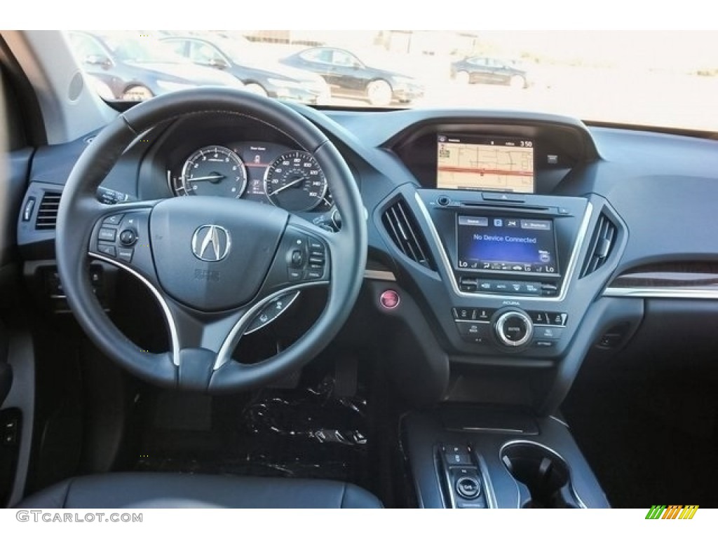 2017 Acura MDX Standard MDX Model Ebony Dashboard Photo #121588404