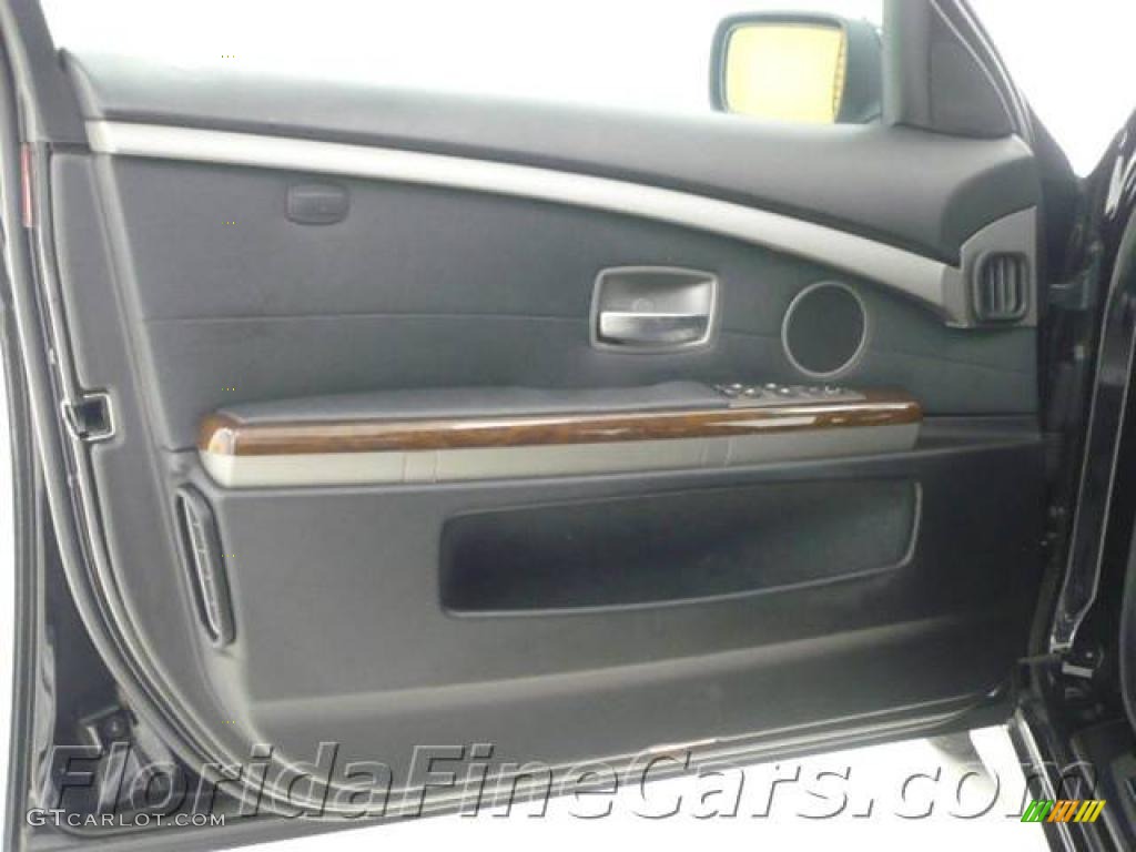 2004 7 Series 745Li Sedan - Jet Black / Black/Black photo #11