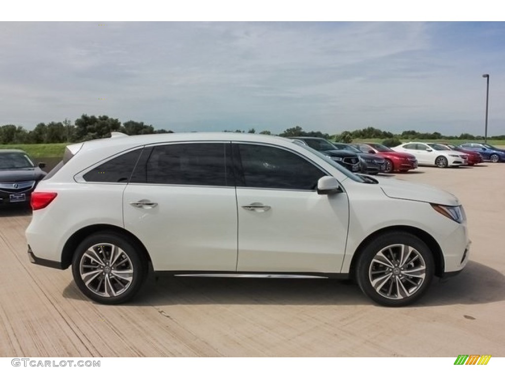 White Diamond Pearl 2017 Acura MDX Standard MDX Model Exterior Photo #121590777