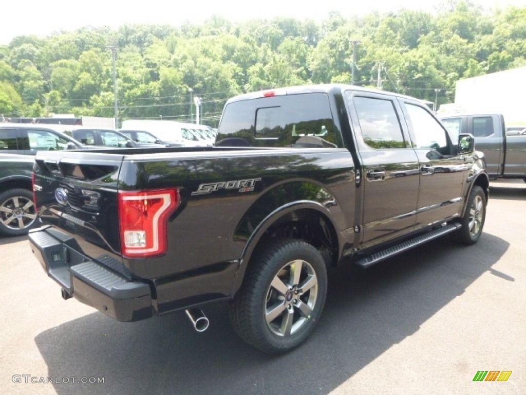 2017 F150 XLT SuperCrew 4x4 - Shadow Black / Black photo #2