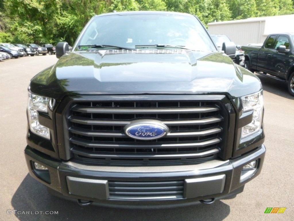 2017 F150 XLT SuperCrew 4x4 - Shadow Black / Black photo #4