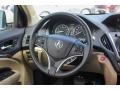 2017 Acura MDX Parchment Interior Steering Wheel Photo