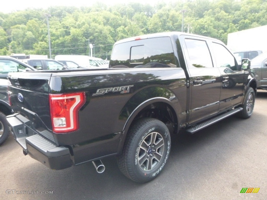 2017 F150 XLT SuperCrew 4x4 - Shadow Black / Black photo #2