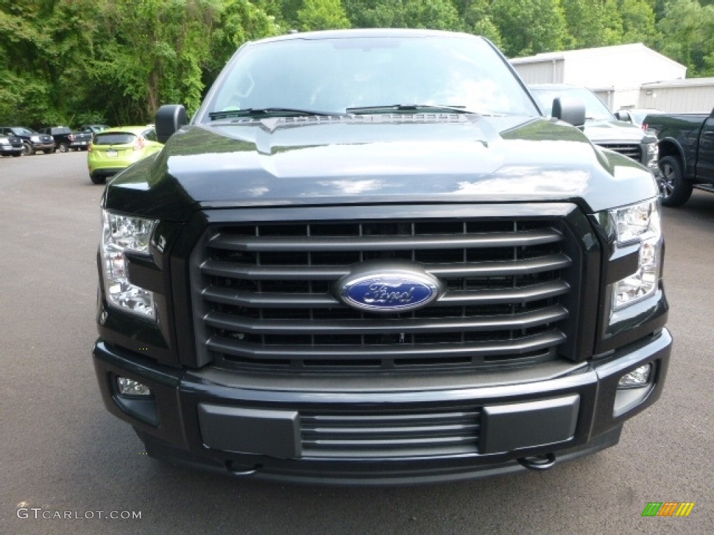 2017 F150 XLT SuperCrew 4x4 - Shadow Black / Black photo #4