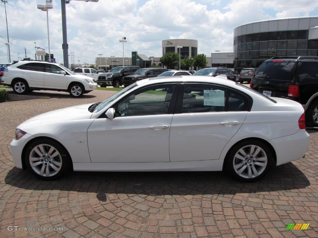 2008 3 Series 328i Sedan - Alpine White / Black photo #10