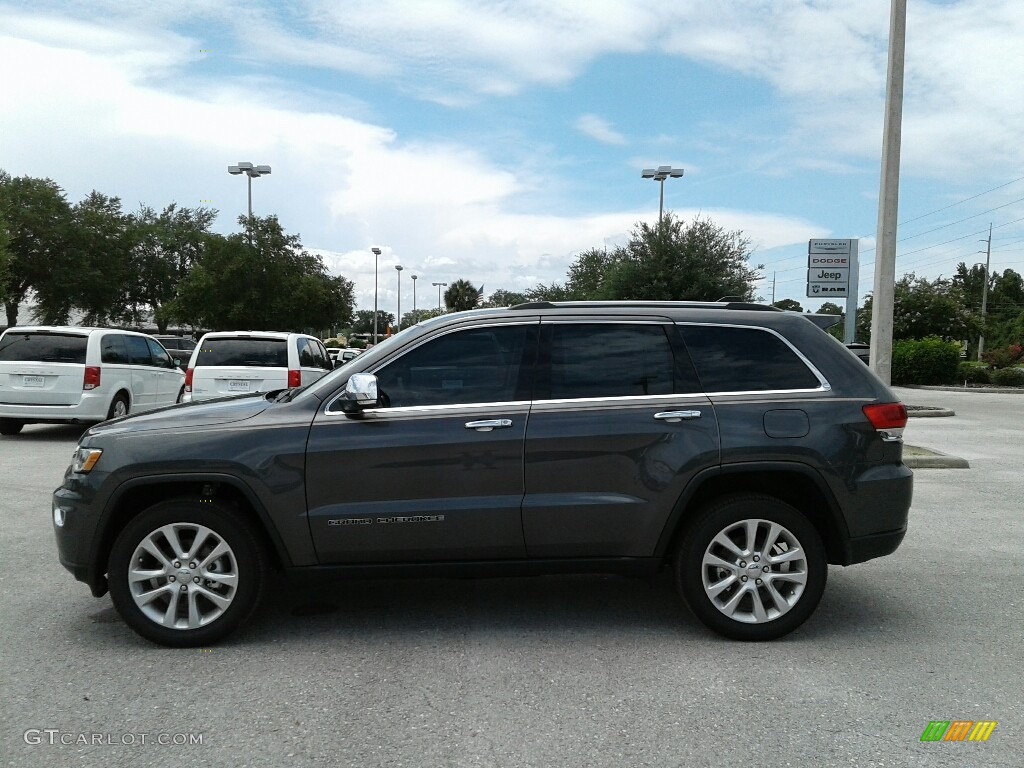 2017 Grand Cherokee Limited - Granite Crystal Metallic / Black/Light Frost Beige photo #2