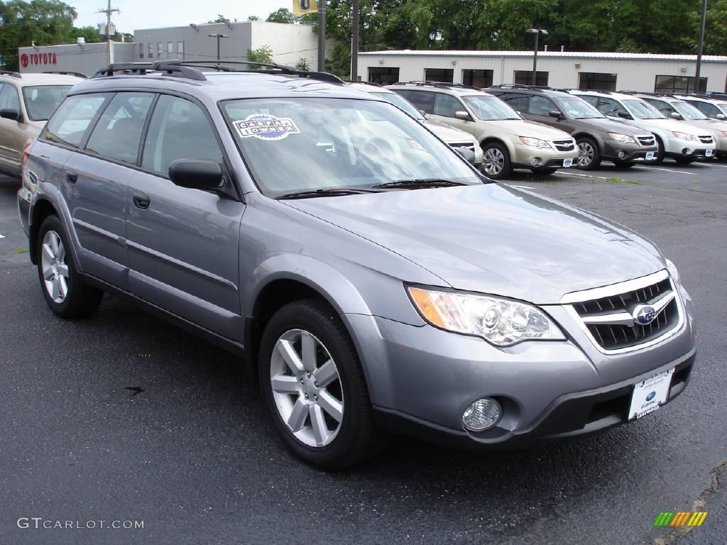 2009 Outback 2.5i Special Edition Wagon - Quartz Silver Metallic / Off Black photo #2