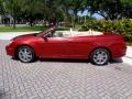 2008 Inferno Red Crystal Pearl Chrysler Sebring Limited Convertible  photo #13