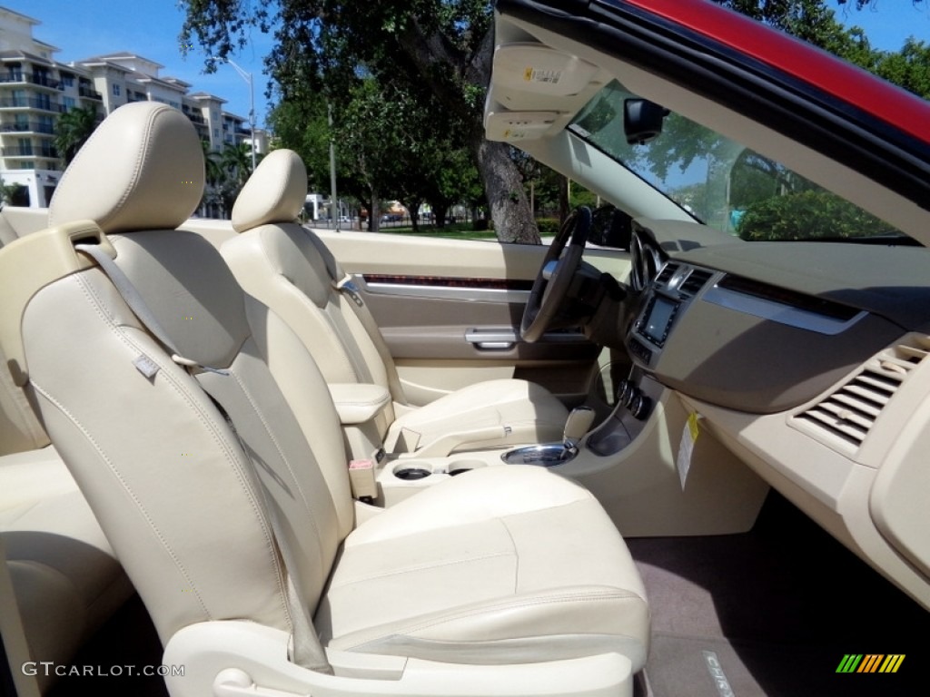 2008 Sebring Limited Convertible - Inferno Red Crystal Pearl / Medium Pebble Beige/Cream photo #14