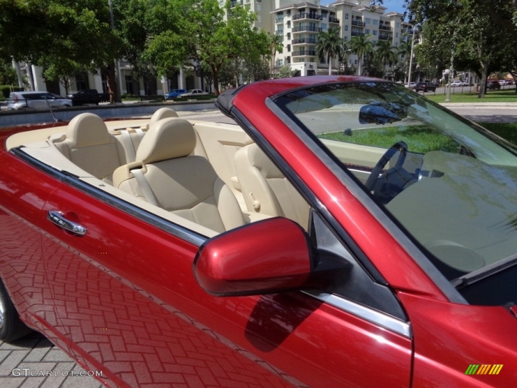2008 Sebring Limited Convertible - Inferno Red Crystal Pearl / Medium Pebble Beige/Cream photo #17