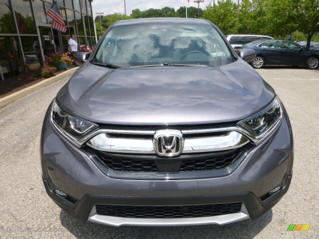 2017 CR-V LX AWD - Lunar Silver Metallic / Gray photo #6