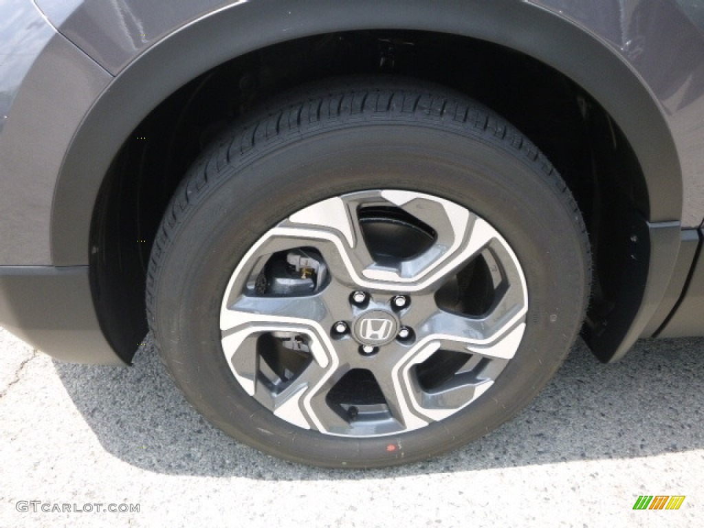 2017 CR-V LX AWD - Lunar Silver Metallic / Gray photo #7