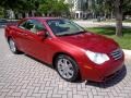 2008 Inferno Red Crystal Pearl Chrysler Sebring Limited Convertible  photo #40