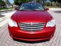 2008 Inferno Red Crystal Pearl Chrysler Sebring Limited Convertible  photo #42