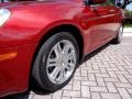 2008 Inferno Red Crystal Pearl Chrysler Sebring Limited Convertible  photo #62