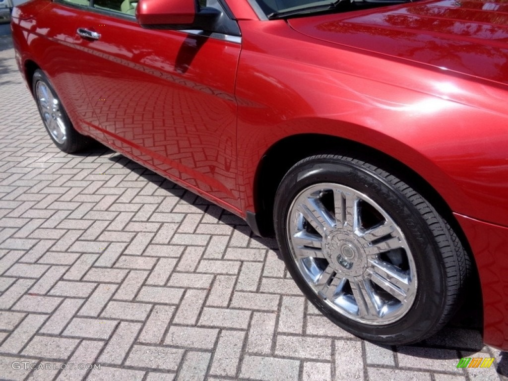 2008 Sebring Limited Convertible - Inferno Red Crystal Pearl / Medium Pebble Beige/Cream photo #66
