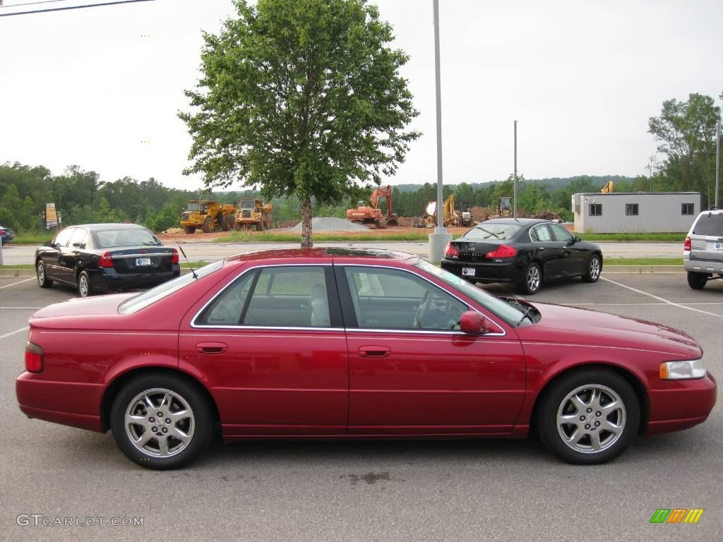 2001 Seville STS - Crimson Red / Shale photo #4