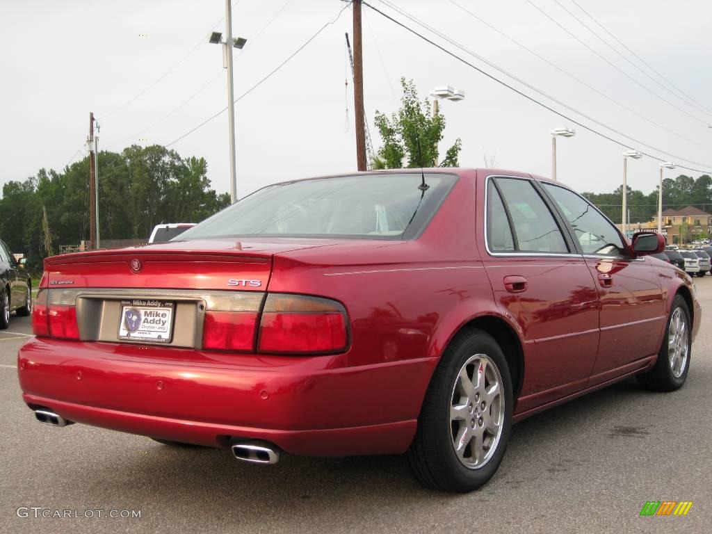 2001 Seville STS - Crimson Red / Shale photo #5