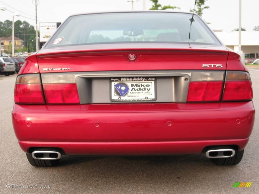 2001 Seville STS - Crimson Red / Shale photo #6