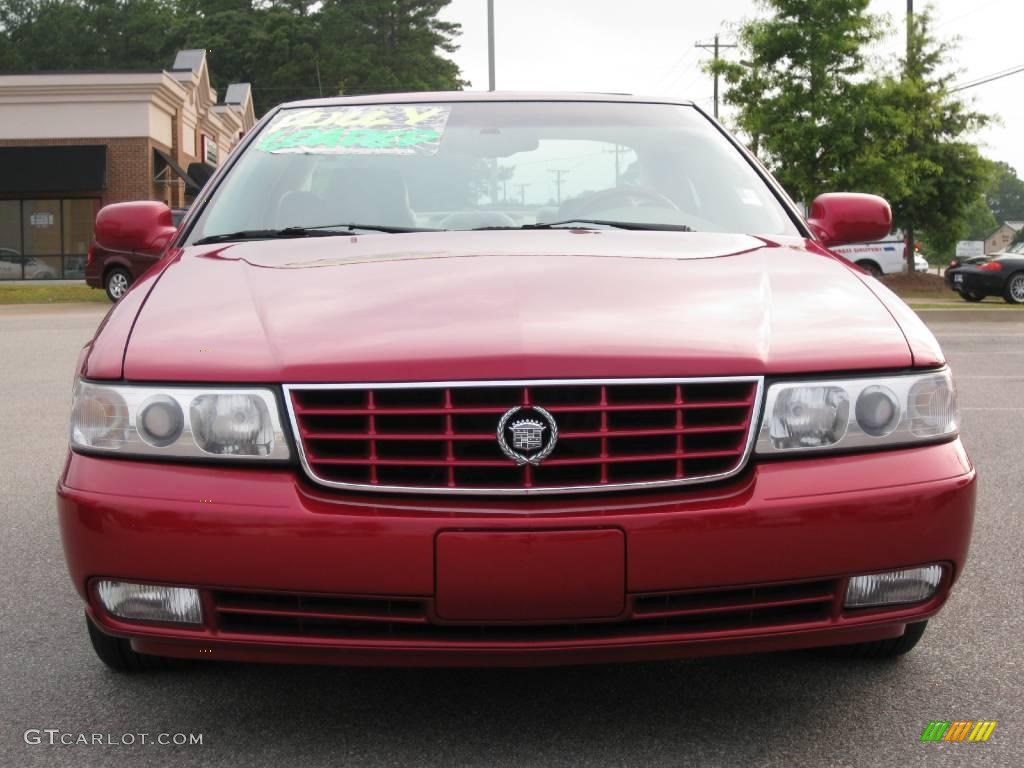 2001 Seville STS - Crimson Red / Shale photo #7