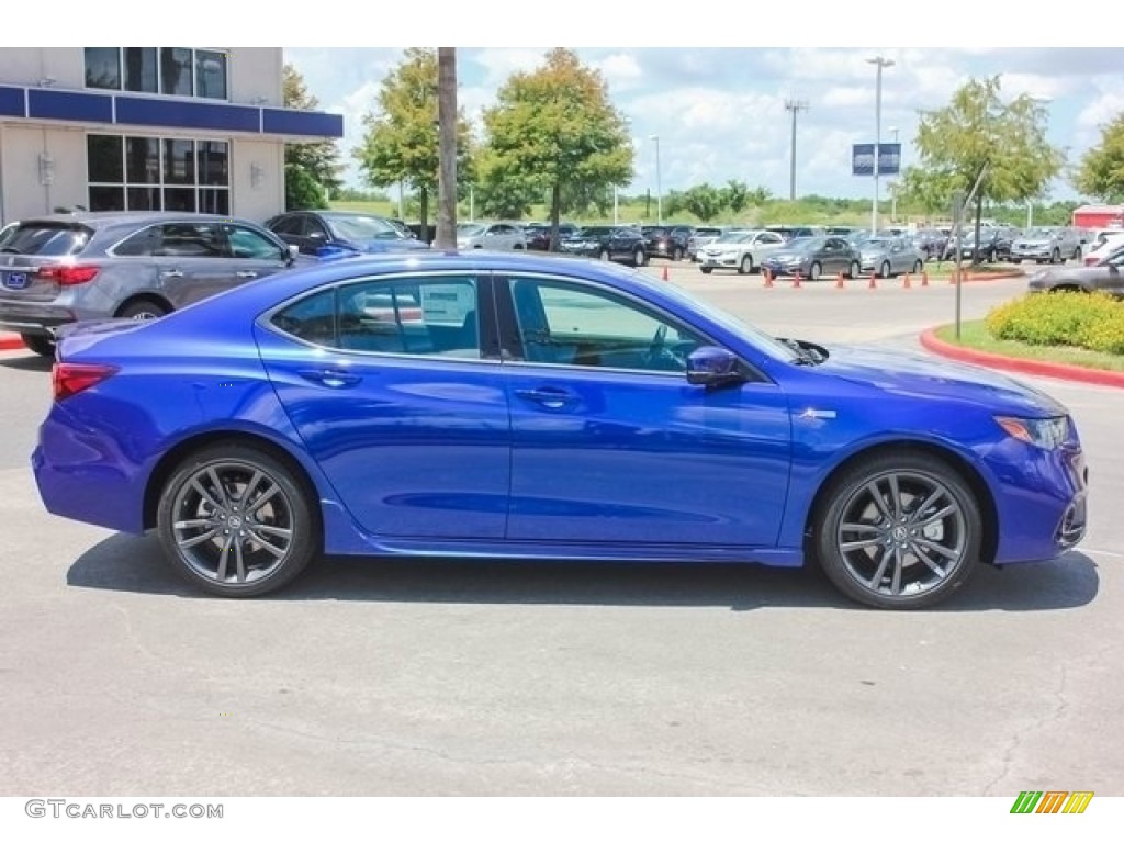 2018 TLX V6 A-Spec Sedan - Still Night Blue Pearl / Ebony photo #8