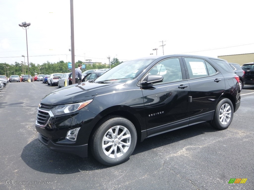 2018 Equinox LS AWD - Mosaic Black Metallic / Medium Ash Gray photo #1