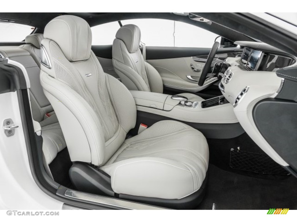 designo Crystal Grey/Black Interior 2017 Mercedes-Benz S 63 AMG 4Matic Coupe Photo #121600659