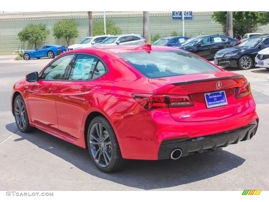 2018 TLX V6 A-Spec Sedan - San Marino Red / Ebony photo #5