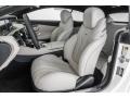 2017 Mercedes-Benz S designo Crystal Grey/Black Interior Front Seat Photo