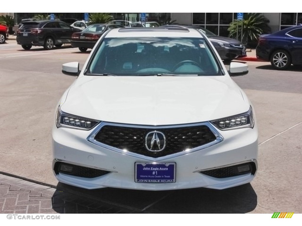 2018 TLX V6 Advance Sedan - Bellanova White Pearl / Ebony photo #2