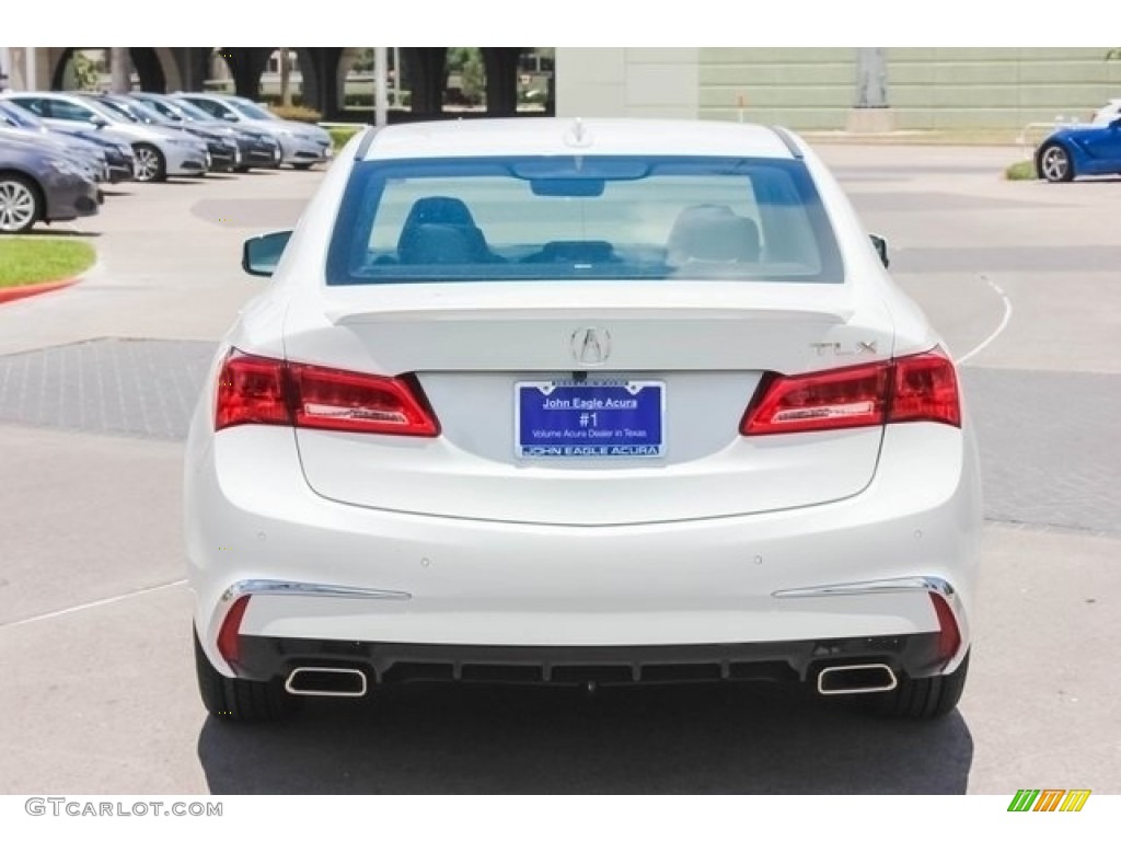 2018 TLX V6 Advance Sedan - Bellanova White Pearl / Ebony photo #6