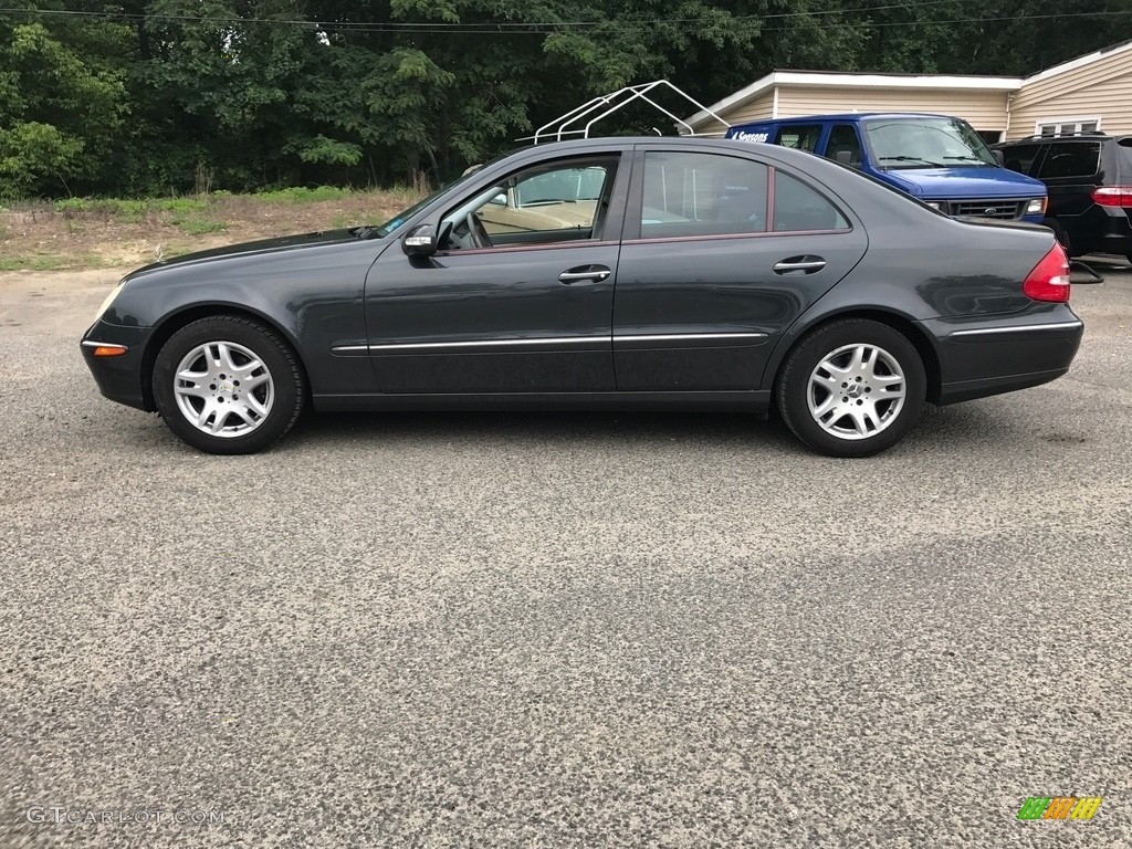 2003 E 320 Sedan - Capri Blue Metallic / Ash Grey photo #3